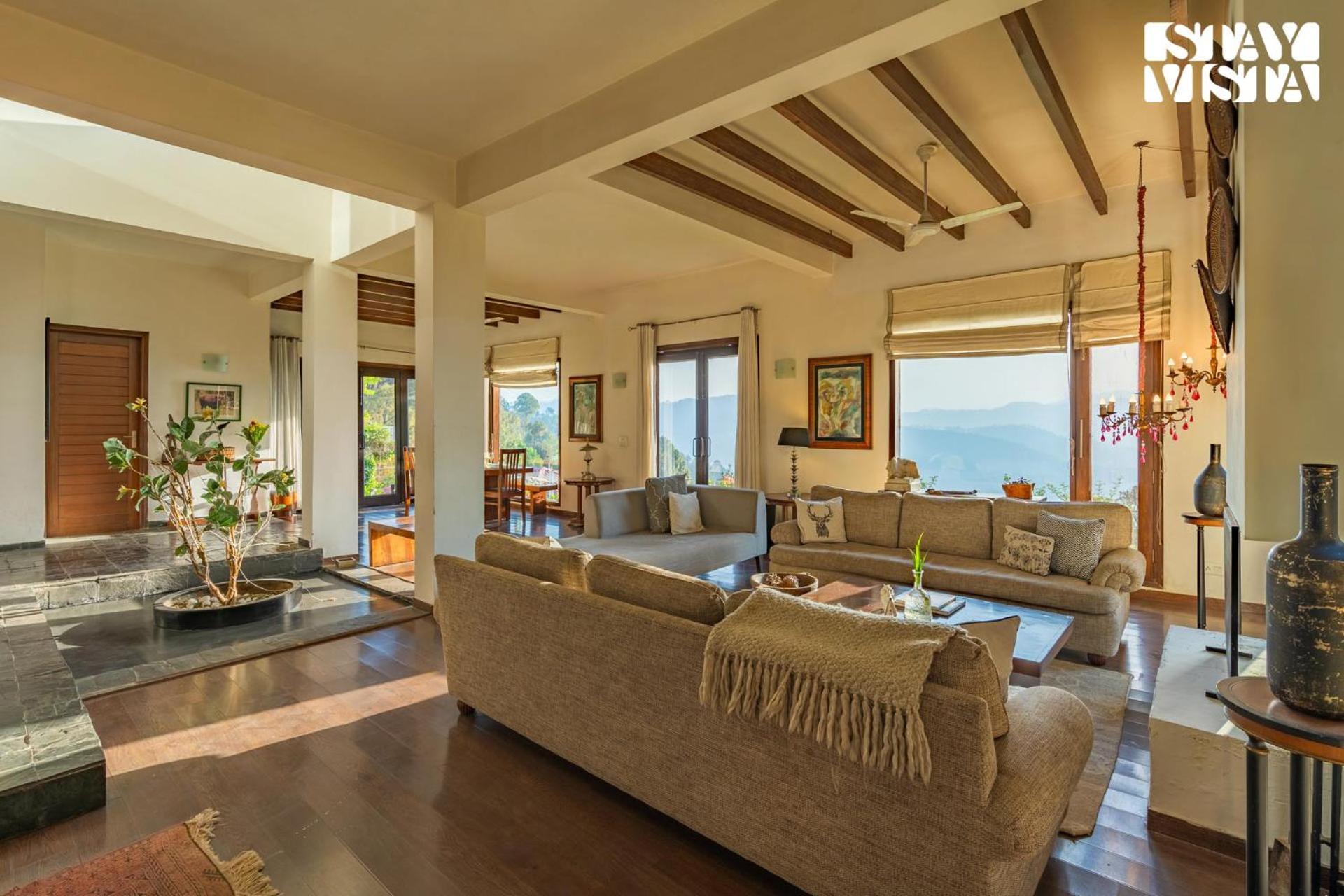Stayvista At Hillcrest Villa With Valley View, Bonfire And Heater كاساولى المظهر الخارجي الصورة